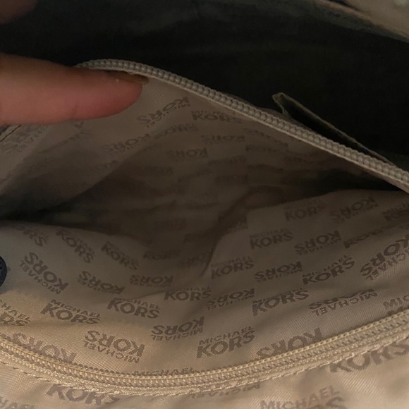 MICHAEL KORS Navy Satchel Bag